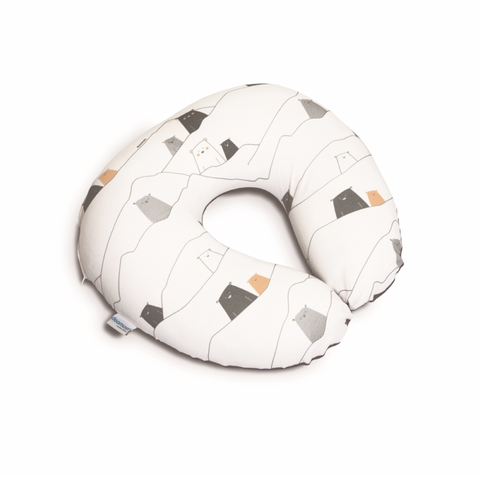 DOOMOO Coussin d'allaitement Softy BEAR gris
