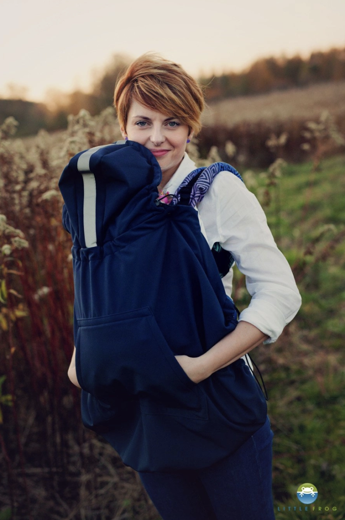 Couverture de portage Little Frog softshell navy