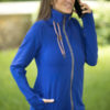 Angelwings Sweatshirt de portage printemps Bleu Cobalt – Image 3