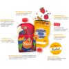 Gourde réutilsable Squiz Pack 4 carnaval - 130ml – Image 2