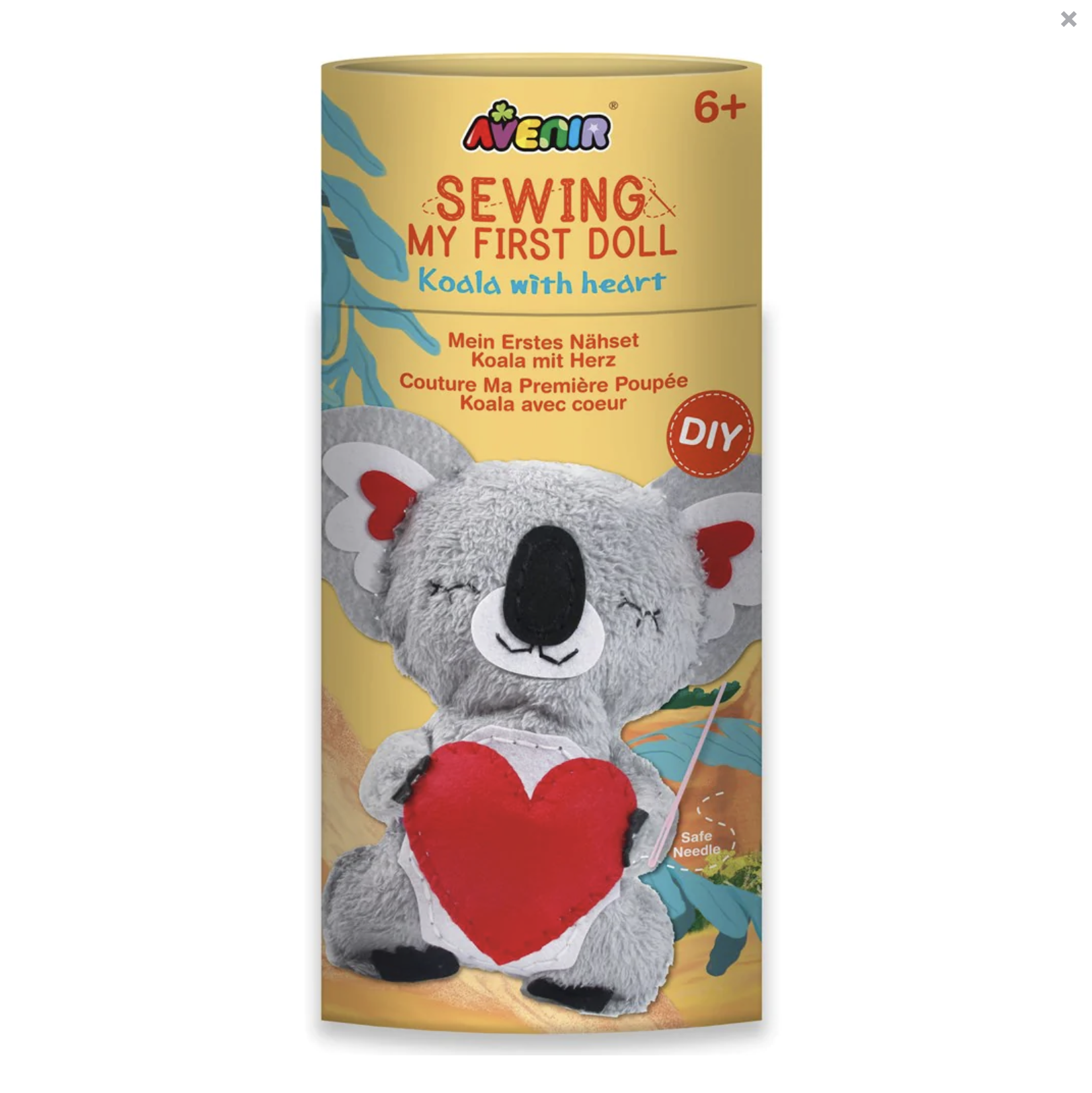 Kit Couture DIY Koala Avenir Pour Enfants Dès 6 Ans - Feutre Prédécoupé, Garnissage, Aiguille Plastique, Fil