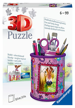 Ravensburger Puzzle 3D, pot à crayons, Cheval