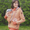 Hoodie de portage Angelwings Cannelle – Image 4