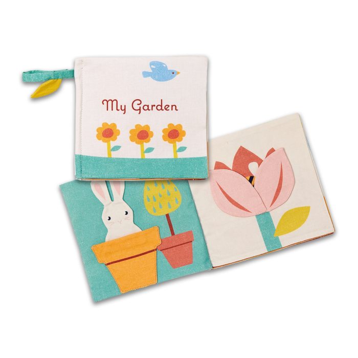 Livre en tissu jardin