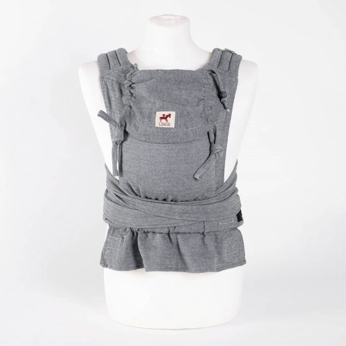 Porte-bébé Mysol Girasol hybride Tweed (coton recyclé)