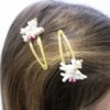 Yoko B. - Barrette à cheveux - Licornes dorées Steller – Image 2