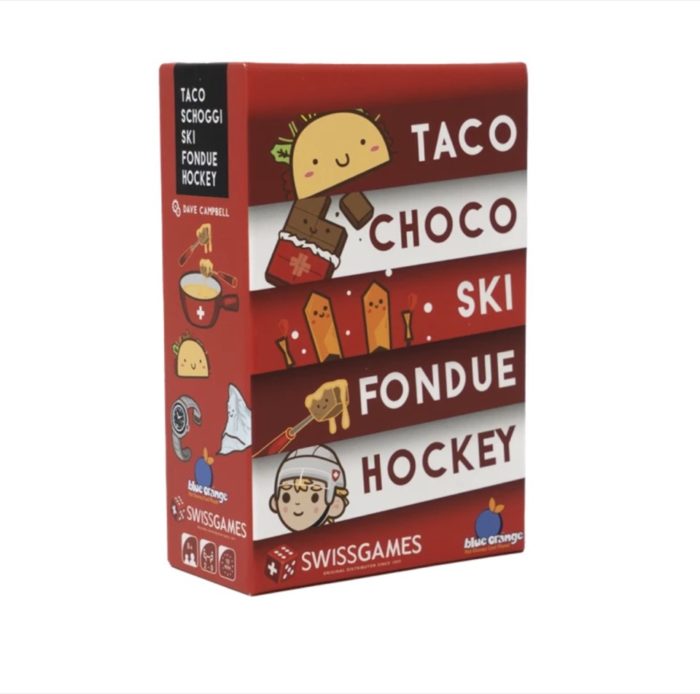 BLUE ORANGE Taco Choco Ski Fondue Hockey