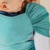 Porte-bébé LennyHybrid preschool herringbone Ombre Green – Image 5