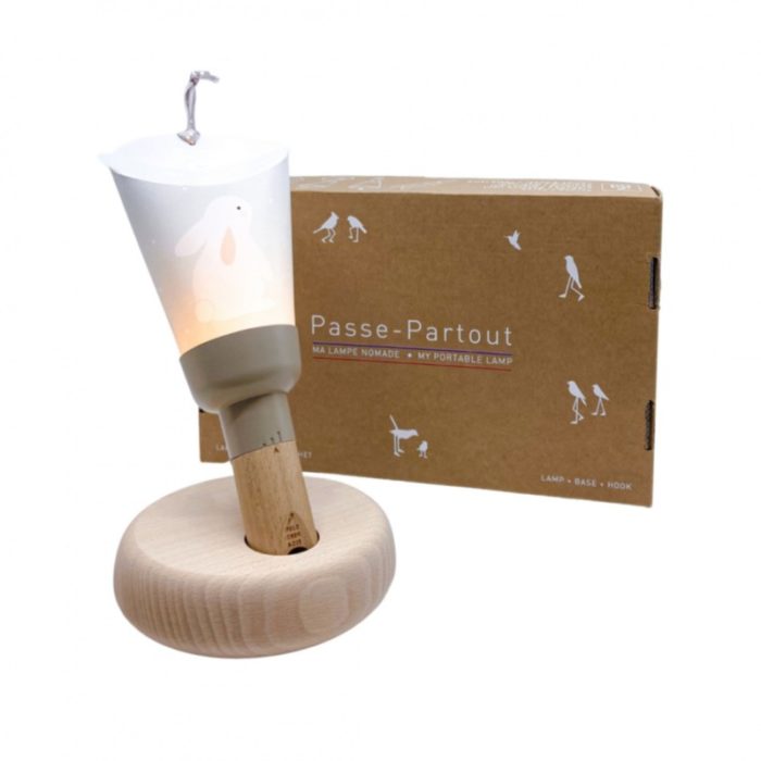 MAISON POLOCHON Lampe nomade 5-1 Lapin étoiles
