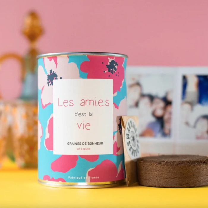 MauvaisesGraines Kit à semer "Les ami.e.s c'est la vie"