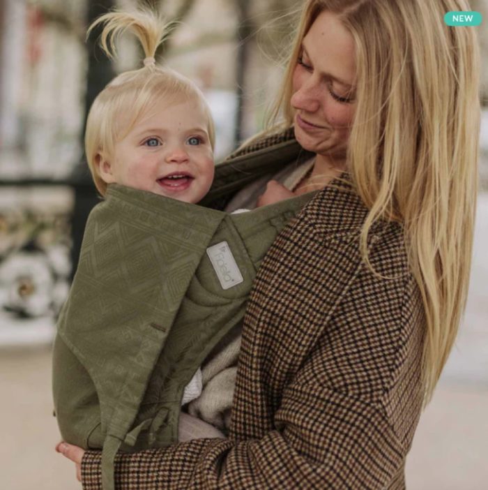 Porte-bébé Flyclick Fidella toddler Cubic Lines Moss