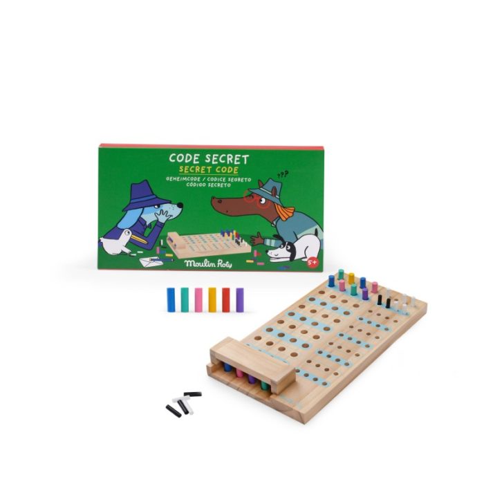 MOULIN ROTY Code secret (master Mind) en bois