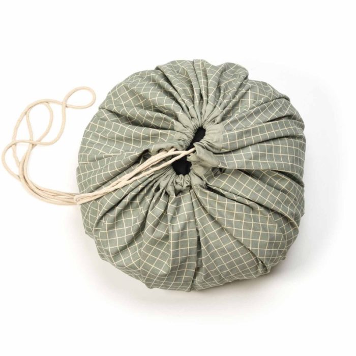 MP - PLAY&GO Sac de jeu Print Organic Grid Green