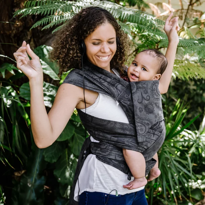 Porte-bébé Flyclick Fidella toddler Persian Paisley anthracite