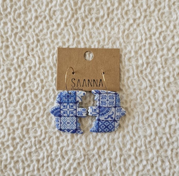 SAANNA Boucles d'oreilles - Iris 1