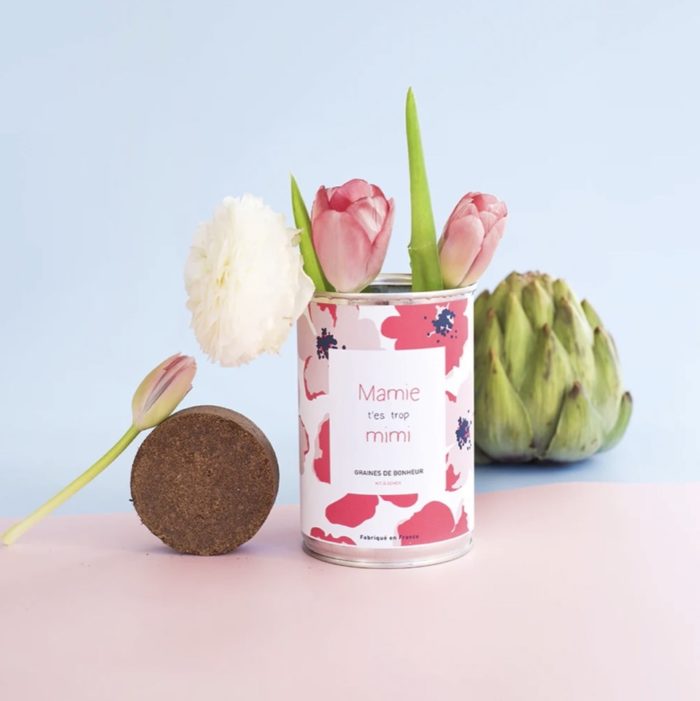 MauvaisesGraines Kit à semer "Mamie t'es trop mimi"