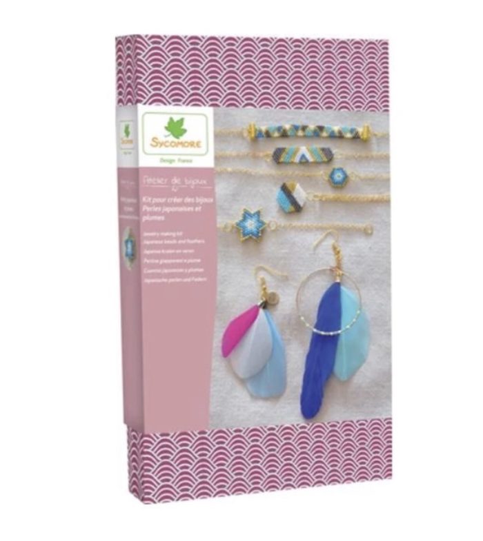 SYCOMORE Atelier de bijoux XL perles japonaises et plumes