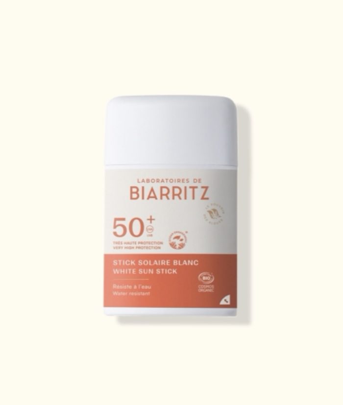 Stick solaire coloré BIARRITZ SPF50+ Bio
