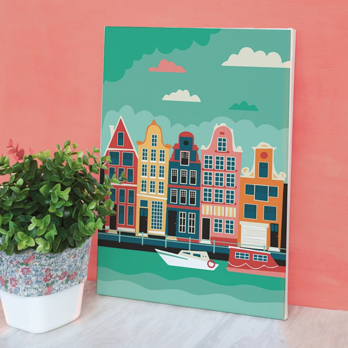 GRAINE CREATIVE peinture au numero - Amsterdam