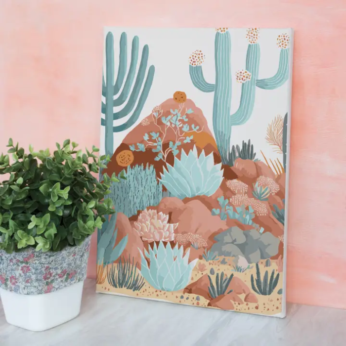 GRAINE CREATIVE peinture au numero - Cactus