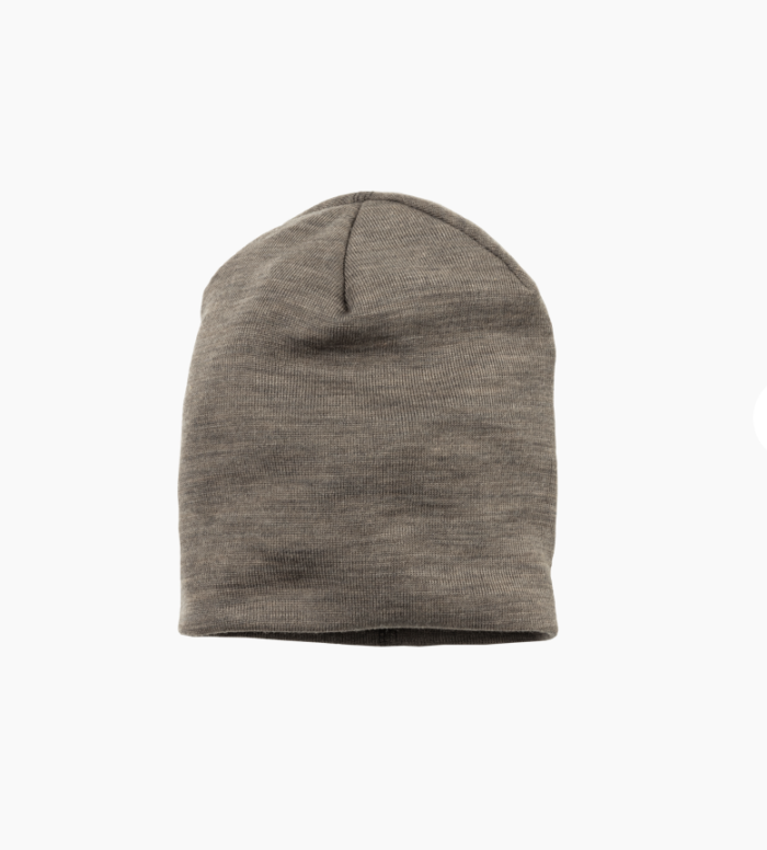 Bonnet enfant ENGEL laine / soie - Walnut