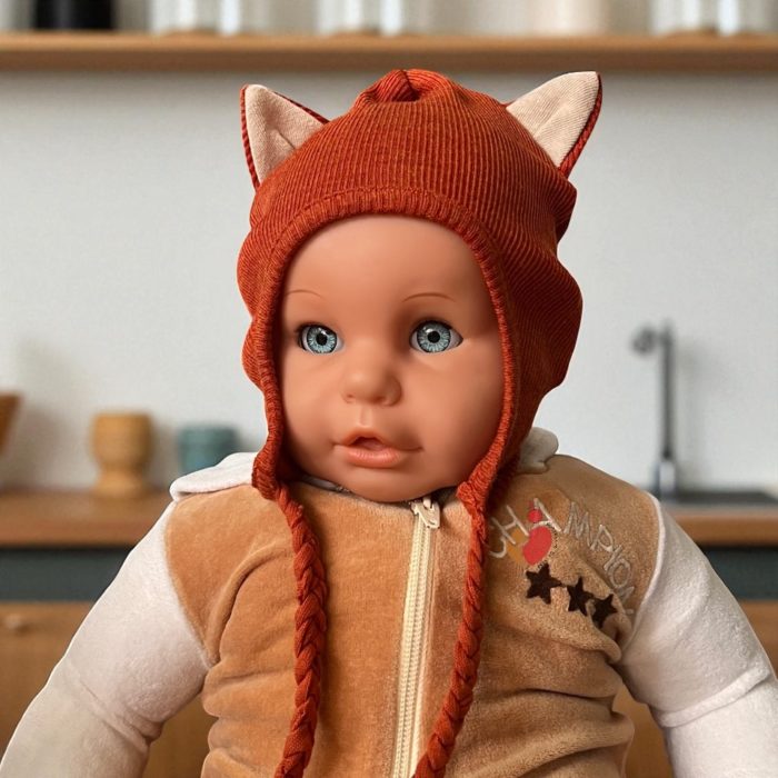 Kitty (Earflap) Manymonths Kitty 100% laine merinos 25/26 - Rich Amber