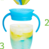 MUNCHKIN Tasse miracle 360° - Jaune et Bleu – Image 4