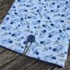 LAUBELGO Couverture rembourrée fleurs bleu marine – Image 2
