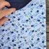 LAUBELGO Couverture rembourrée fleurs bleu marine – Image 3