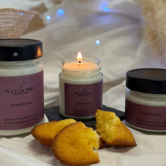Natur'Mel Bougie - Madeleine