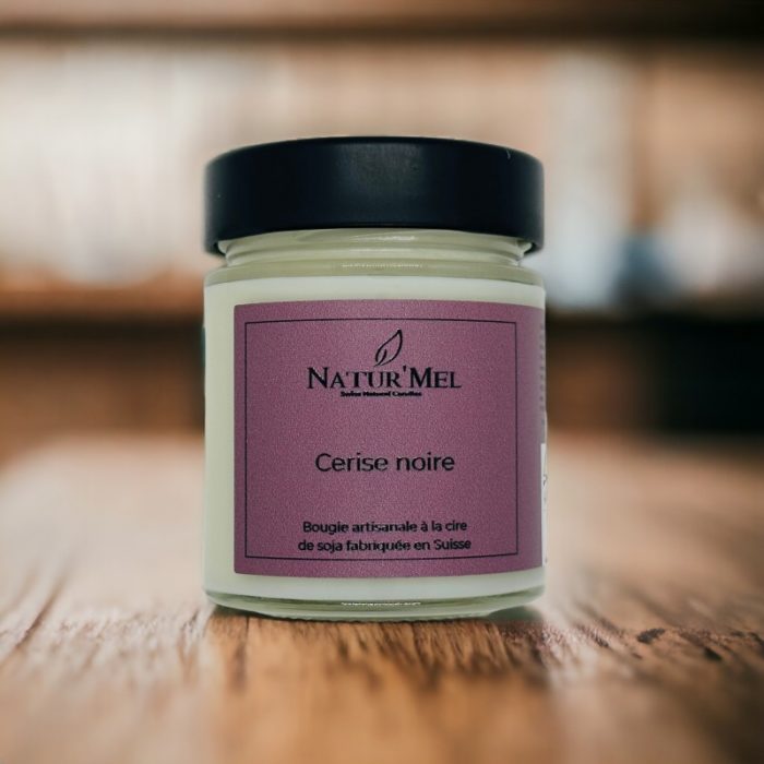 Natur'Mel Bougie - Cerise noire