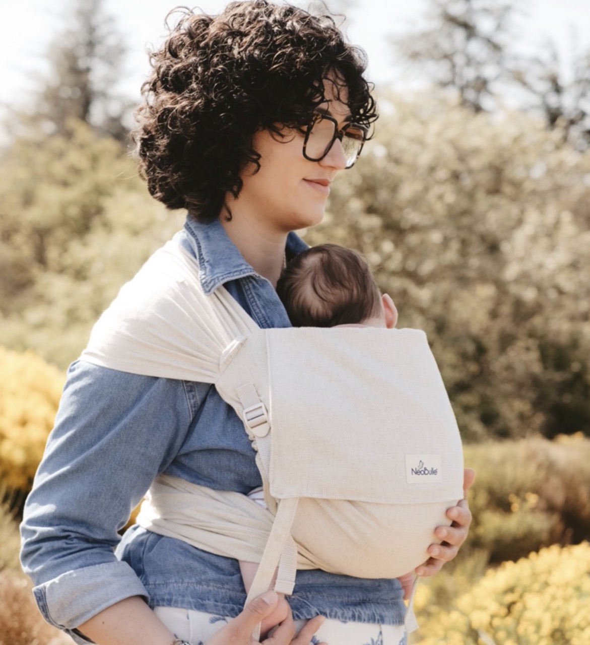 Porte-bébé Hybride Néobulle P’tit Evo – Lin naturel