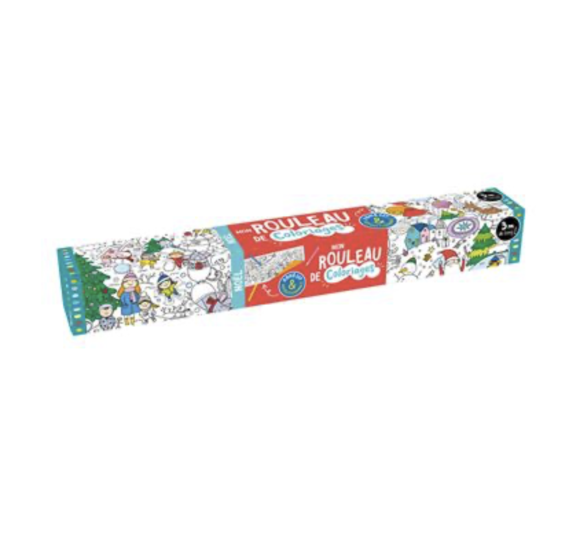 Mon rouleau de coloriages adhésif : Noël